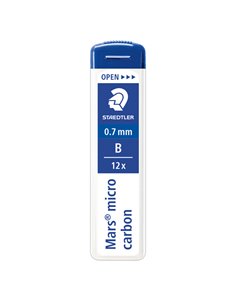 12 astucci da 12 mine 0.7mm MARS®MICRO 250 07-B STAEDTLER 250 07-B STAEDTLER MINE