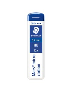 12 astucci da 12 mine 0.7mm MARS®MICRO 250 07-HB STAEDTLER 250 07-HB STAEDTLER MINE