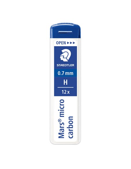 12 astucci da 12 mine 0.7mm MARS®MICRO 250 07-H STAEDTLER 250 07-H STAEDTLER MINE