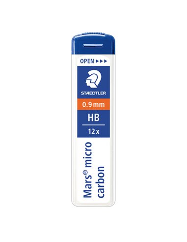 12 astucci da 12 mine 0.9mm MARS®MICRO 250 09-HB STAEDTLER 250 09-HB STAEDTLER MINE