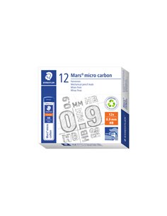 12 astucci da 12 mine 0.9mm MARS®MICRO 250 09-HB STAEDTLER 250 09-HB STAEDTLER MINE 2