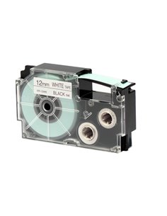 NASTRO CASIO 12MM X 8MT NERO SU BIANCO XR-12WE1-W-DJ CASIO ETICHETTE-NASTRI-TAMPONI PER ETICHETTATRICI E PREZZATRICI