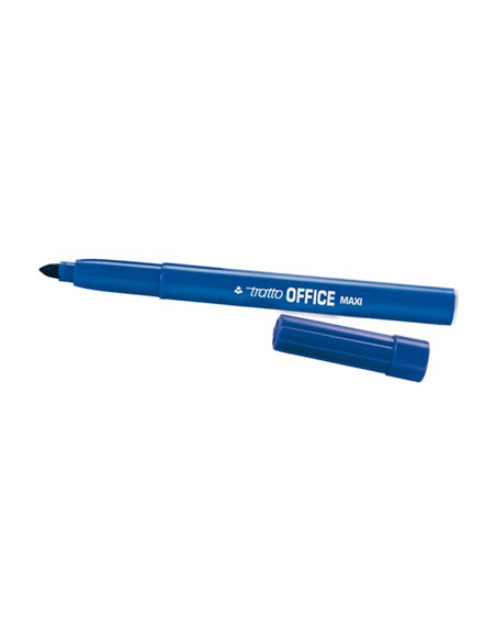 SCATOLA 12 PENNARELLI TRATTO OFFICE MAXI BLU 731601 TRATTO PUNTA FELTRO
