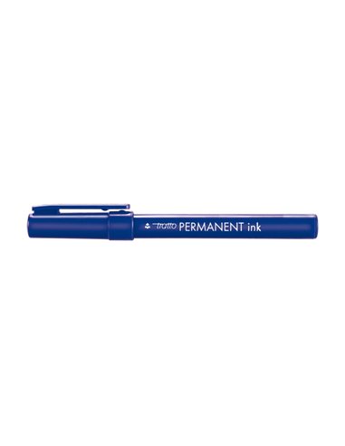 SCATOLA 12 MARCATORI TRATTO PERMANENT INK BLU 732501 TRATTO PERMANENTI
