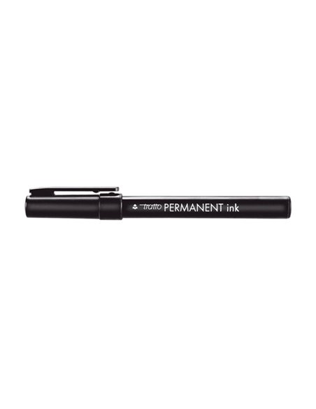 SCATOLA 12 MARCATORI TRATTO PERMANENT INK NERO 732503 TRATTO PERMANENTI