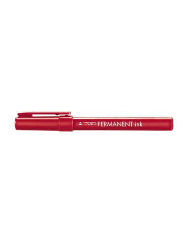 SCATOLA 12 MARCATORI TRATTO PERMANENT INK ROSSO 732502 TRATTO PERMANENTI