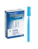 SCATOLA 12 EVIDENZIATORI HIGHLIGHTER AZZURRO TRATTO FLUO 733005