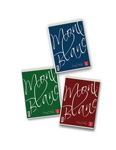 20 BLOCCHI MONTBLANC 100X150MM 5MM 70FG 60GR A6 PIGNA 02291195M