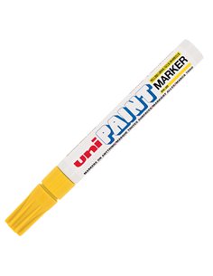 Marcatore UNI PAINT PX20 punta conica 2,8mm giallo UNI MITSUBISHI M PX20 G UNI MITSUBISHI SPECIALI (CD-VETRO-TESSUTI-ECC.)