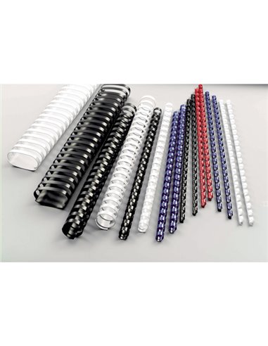 SCATOLA 100 DORSI SPIRALE 16MM BLU 21 ANELLI 4028620 GBC DORSI PER RILEGATURA