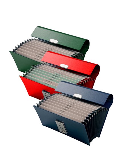 PORTACAMBIALI 605-E 12 SCOMPARTI GENNAIO/DICEMBRE colori assortiti 605E FRASCHINI PORTADOCUMENTI A SOFFIETTO