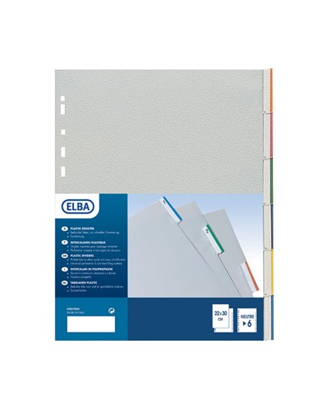 SEPARATORE 22X30 6 TASTI PPL NEUTRO SEPAREX FAVORIT 152/ 400006687