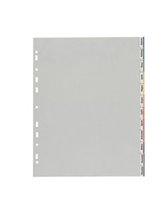 SEPARATORE 22X30 12 TASTI PPL NEUTRO SEPAREX FAVORIT 153/12 400006688 FAVORIT DIVISORI-SEPARATORI CON TASTI NEUTRI