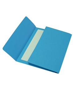 25 CARTELLINE A BUSTA 152B AZZURRO 26X34 200GR BRISTOL CG0152BLXXXAH06 CART. GARDA CARTELLINE CON TASCA