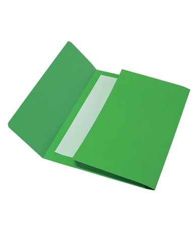 25 CARTELLINE A BUSTA 152B VERDE 26X34 200GR BRISTOL CG0152BLXXXAH03 CART. GARDA CARTELLINE CON TASCA