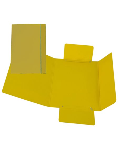 CARTELLINA C/ELASTICO 17X25CM GIALLO 40L CG0040LBXXXAE04 CART. GARDA CARTELLE CON ELASTICO