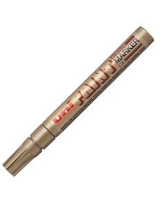 Marcatore UNI PAINT PX20 punta conica 2,8mm oro UNI MITSUBISHI M PX20 ORO UNI MITSUBISHI SPECIALI (CD-VETRO-TESSUTI-ECC.)