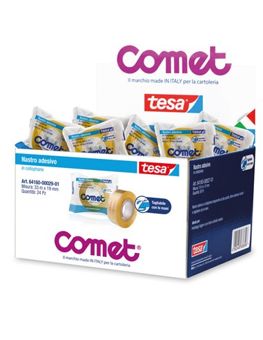 NASTRO ADESIVO 33MTX19MM CELLO 64-160 COMET 64160-00029-01