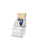 PORTADEPLIANT IN PLASTICA TRASPARENTE 16,5X24X14cm ART.5023 5023