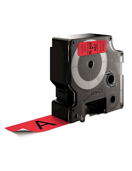 NASTRO DYMO TIPO D1 (24MMX7MT) NERO/ROSSO 537170 S0720970 DYMO ETICHETTE-NASTRI-TAMPONI PER ETICHETTATRICI E PREZZATRICI