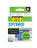 NASTRO DYMO TIPO D1 (24MMX7MT) NERO/GIALLO 537180 S0720980