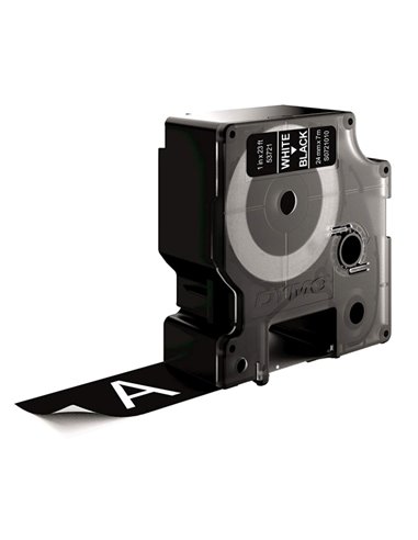 NASTRO DYMO TIPO D1 (24MMX7MT) BIANCO/NERO 537210 S0721010 DYMO ETICHETTE-NASTRI-TAMPONI PER ETICHETTATRICI E PREZZATRICI