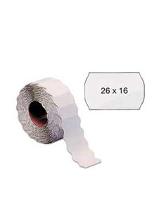Rotolo 1000 etichette 26x16mm bianche rimovibili a onda Markin X3502616RIM MARKIN PREZZATRICI-CONSUMABILI