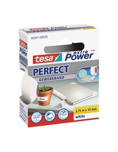 NASTRO ADESIVO TELATO 19MMX2,7MT BIANCO 56341 XP PERFECT 56341-00028-04 TESA NASTRI ADESIVI SPECIALI (CARTA-TELATO-ECC.)