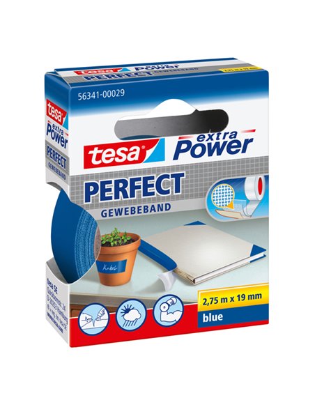 NASTRO ADESIVO TELATO 19MMX2,7MT BLU 56341 XP PERFECT 56341-00029-04 TESA NASTRI ADESIVI SPECIALI (CARTA-TELATO-ECC.)
