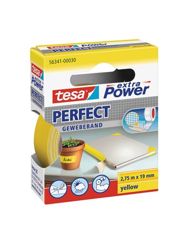 NASTRO ADESIVO TELATO 19MMX2,7MT GIALLO 56341 XP PERFECT 56341-00030-04