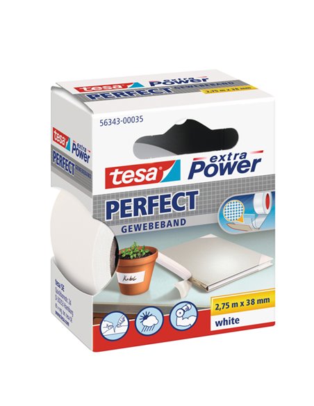 NASTRO ADESIVO TELATO 38MMX2,7MT BIANCO 56343 XP PERFECT 56343-00035-04