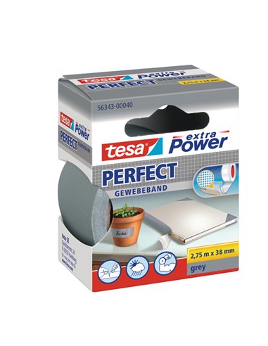 NASTRO ADESIVO TELATO 38MMX2,7MT GRIGIO 56343 XP PERFECT 56343-00040-04 TESA NASTRI ADESIVI SPECIALI (CARTA-TELATO-ECC.)