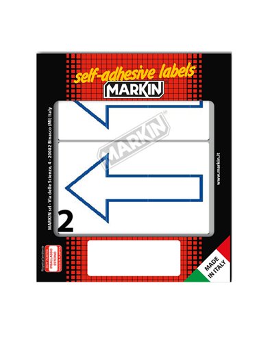 Etichetta adesiva bianca 115x70mm ALTO (10fg x 2etichette) Markin 10059
