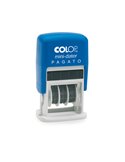 Timbro mini S160/L1 DATARIO + PAGATO 4mm autoinchiostrante COLOP S160/L1