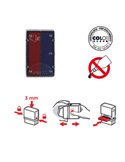 TAMPONE COLOP E/10/2 ROSSO-BLU E10.BIC