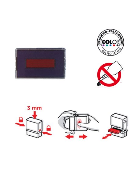 TAMPONE COLOP E/2300/2 BLU/ROSSO E2300.BIC COLOP INCHIOSTRO PER TIMBRI-TAMPONI
