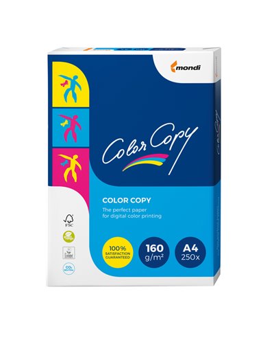 CARTA BIANCA COLOR COPY A4 210x297mm 160gr 250fg MONDI 6341
