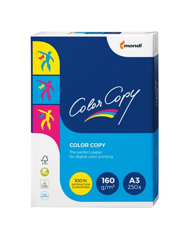 CARTA BIANCA COLOR COPY A3 297x420mm 160gr 250fg MONDI 6342