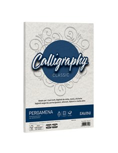 Carta CALLIGRAPHY PERGAMENA 90gr A4 50fg bianco 01 FAVINI A690204