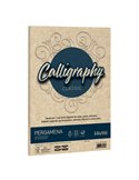 Carta CALLIGRAPHY PERGAMENA 90gr A4 50fg nocciola 04 FAVINI A69N204