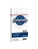 25 buste CALLIGRAPHY PERGAMENA 110x220mm 90gr bianco FAVINI A570293