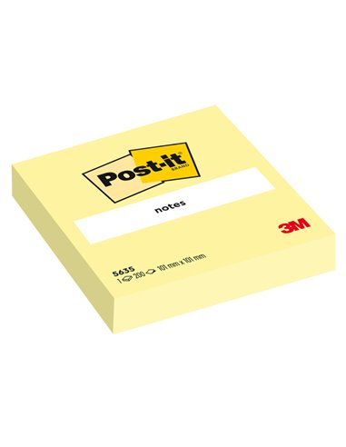 BLOCCO 200fg Post-it® Giallo Canary™ 100x100mm 5635 7100234636