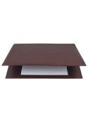 SOTTOMANI DOPPIO IN SIMILPELLE 48X32CM ART.2190 MARRONE City Time 2190-M