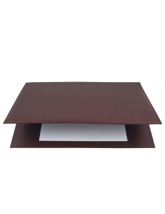 SOTTOMANI DOPPIO IN SIMILPELLE 48X32CM ART.2190 MARRONE City Time 2190-M City Time SERVIZI SCRITTOIO E ACCESSORI