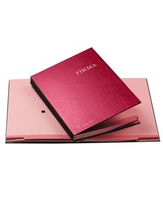 LIBRO FIRMA 14 PAGINE ROSSO 24X34CM 614-E FRASCHINI 614E-ROS FRASCHINI LIBRI FIRMA