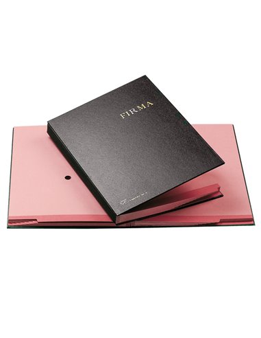 LIBRO FIRMA 14 PAGINE NERO 24X34CM 614-E FRASCHINI 614E-NER FRASCHINI LIBRI FIRMA