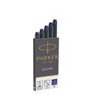 SCATOLA 5 CARTUCCE PARKER QUINK BLU PERMANENTE 1950384