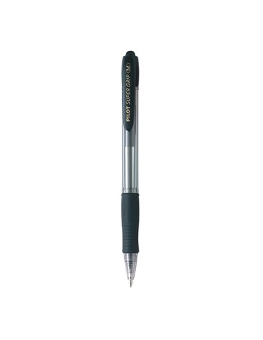 PENNA SFERA SCATTO SUPER GRIP NERO MEDIO 1.0mm PILOT 001440 PILOT A SCATTO