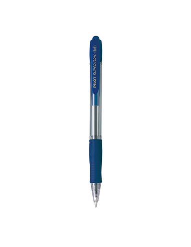 PENNA SFERA SCATTO SUPER GRIP BLU MEDIO 1.0mm PILOT 001441 PILOT A SCATTO