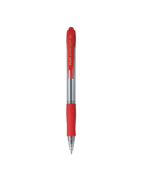 PENNA SFERA SCATTO SUPER GRIP ROSSO MEDIO 1.0mm PILOT 001442 PILOT A SCATTO